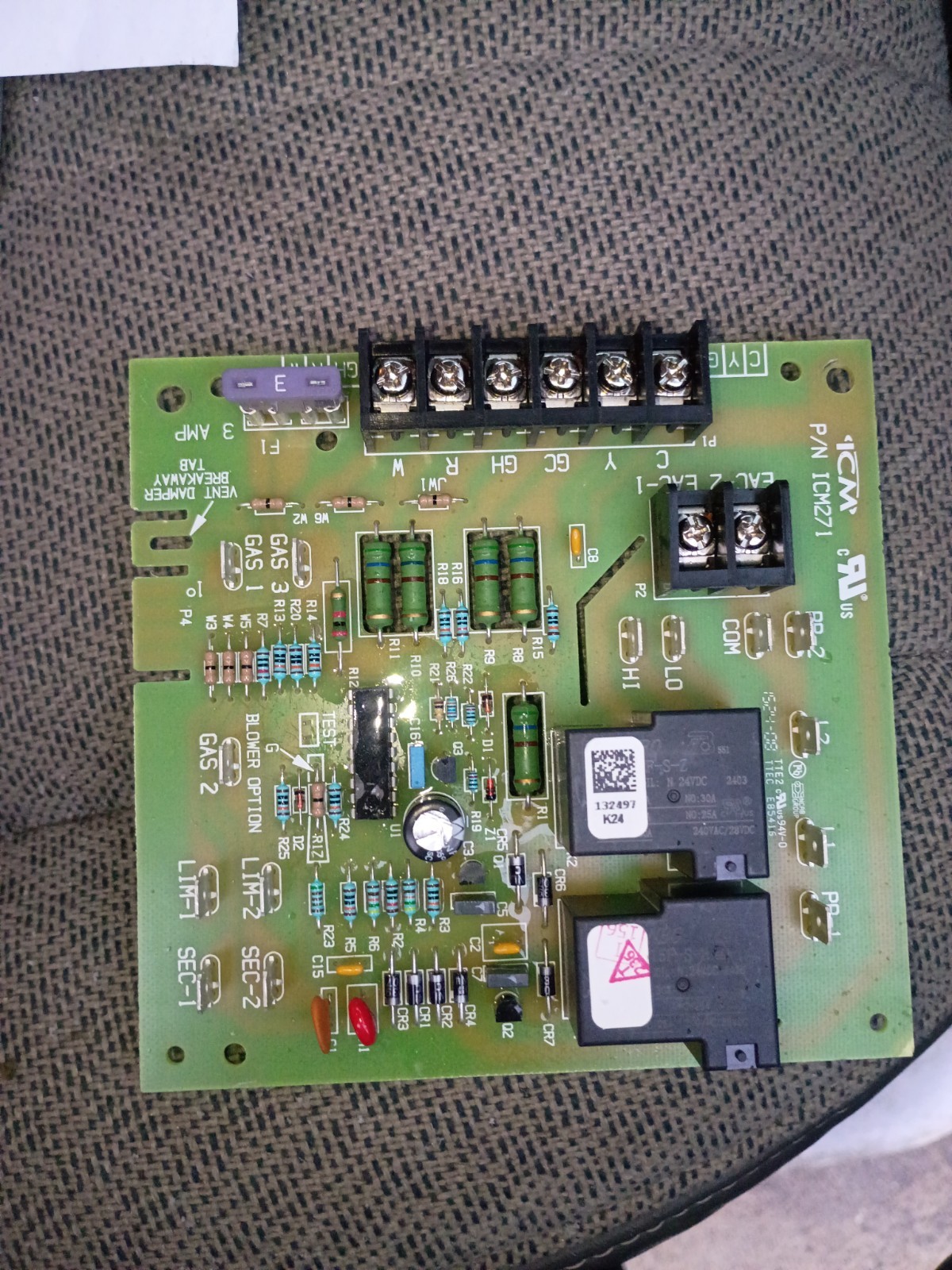 ICM271 Gas Furnace Control Board