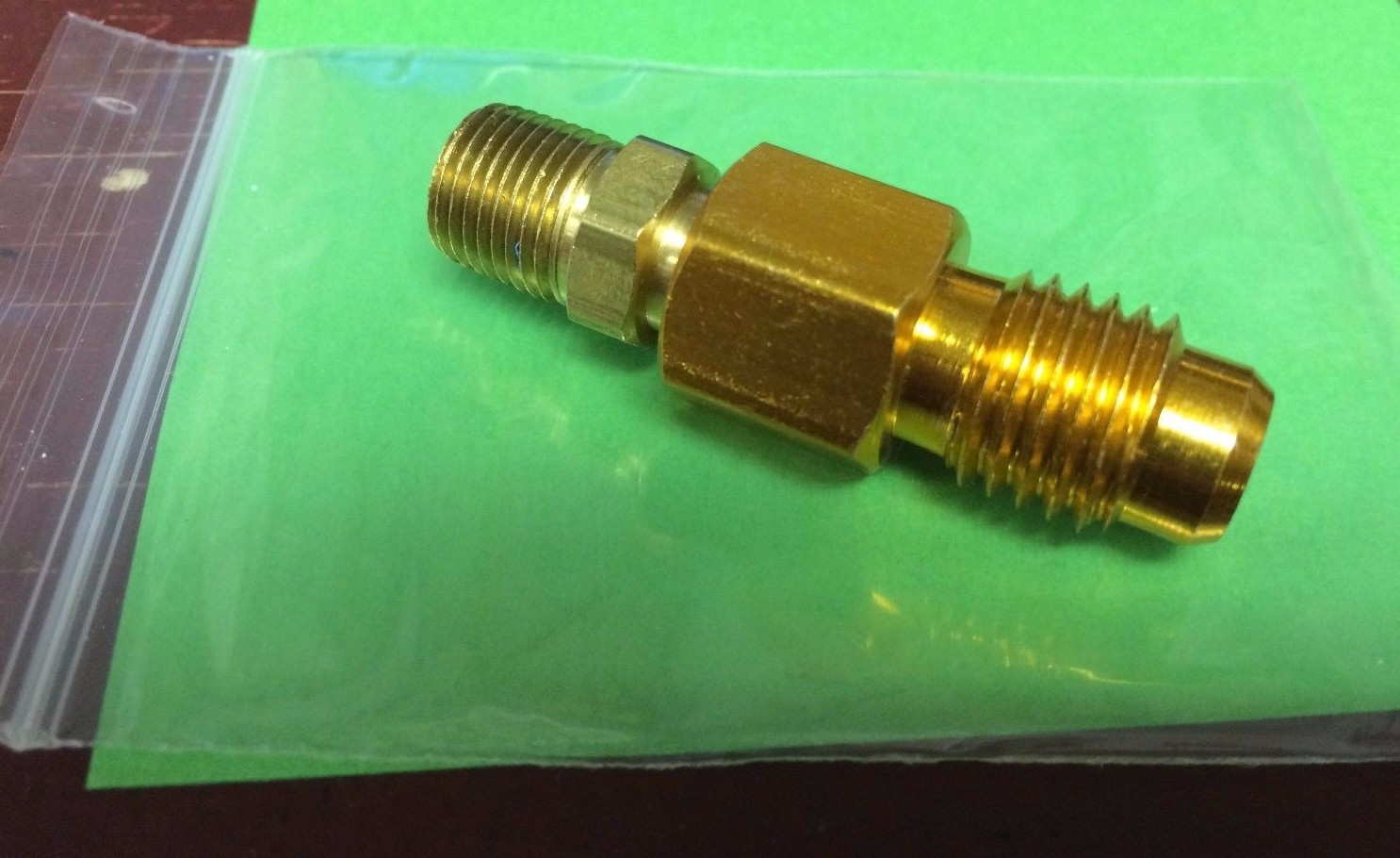 R134a Adapter Kit, 1/8″ NPT Male x R134a 1/2″ ACME Male or 1/4″ (R12/R22)