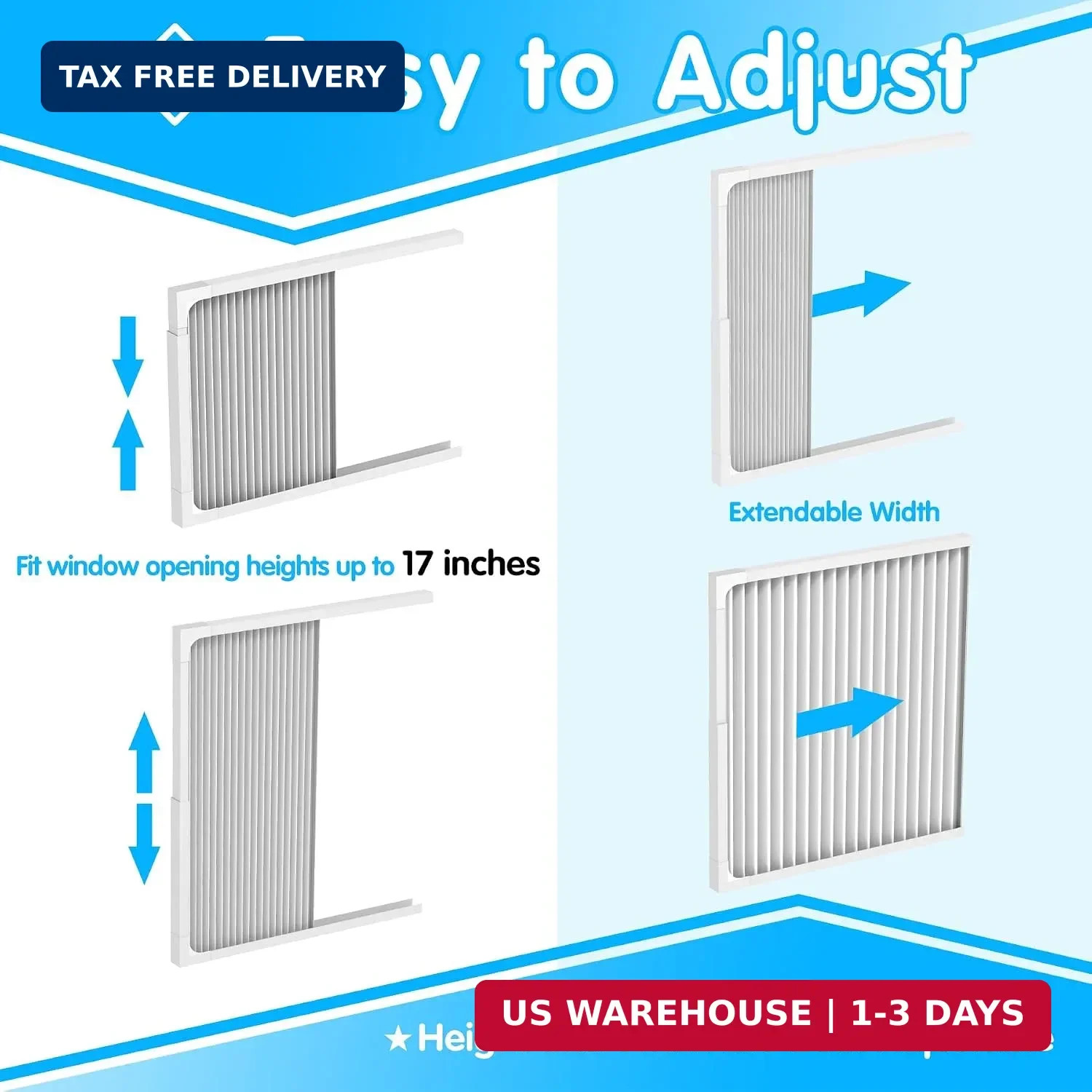 Air Jade Window Air Conditioner Side Panels with Frame, Adjustable AC Side Panel