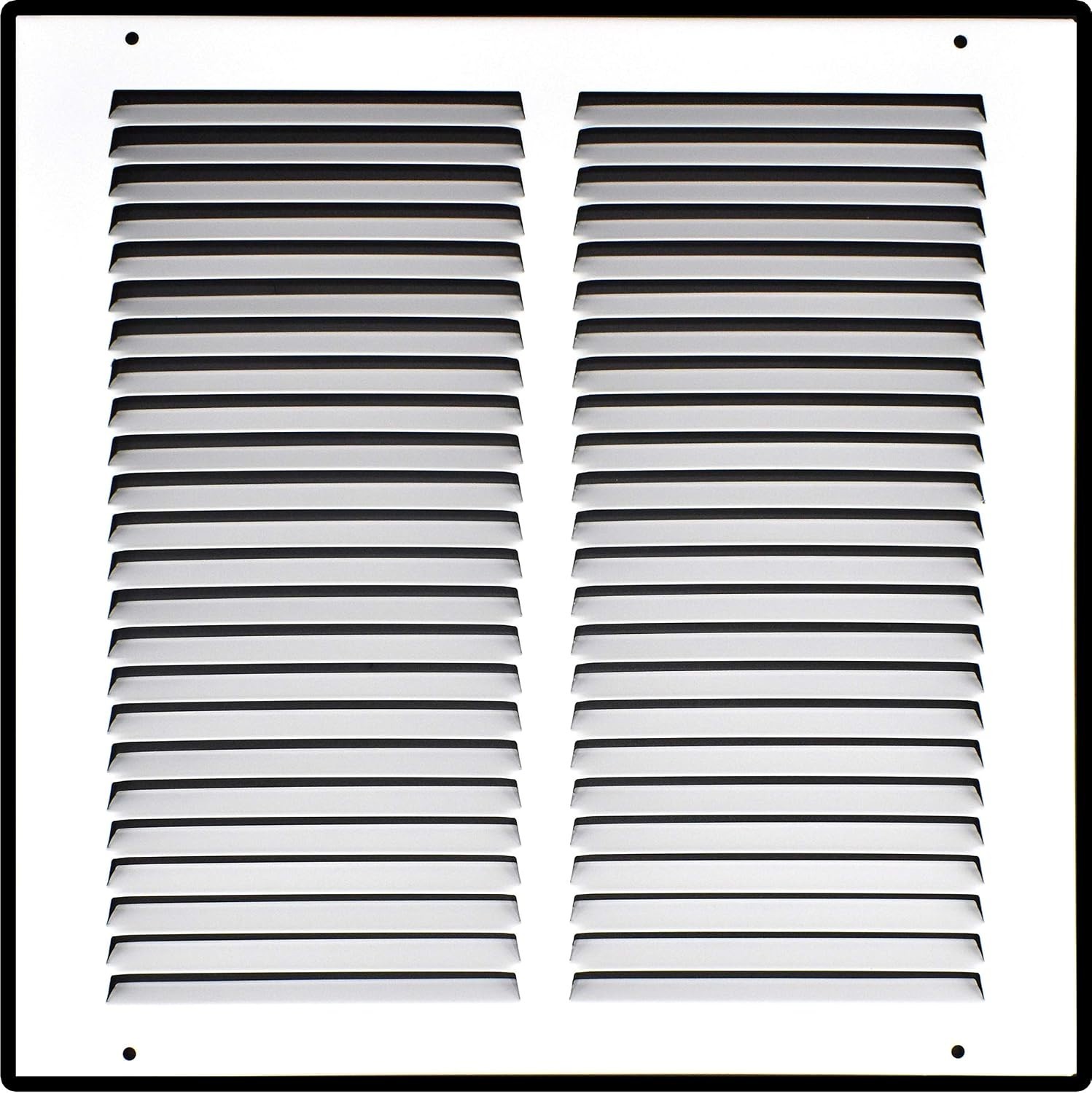12×12 Return Air Grille White Steel Vent Cover Sidewall Ceiling HVAC Intake 13.7