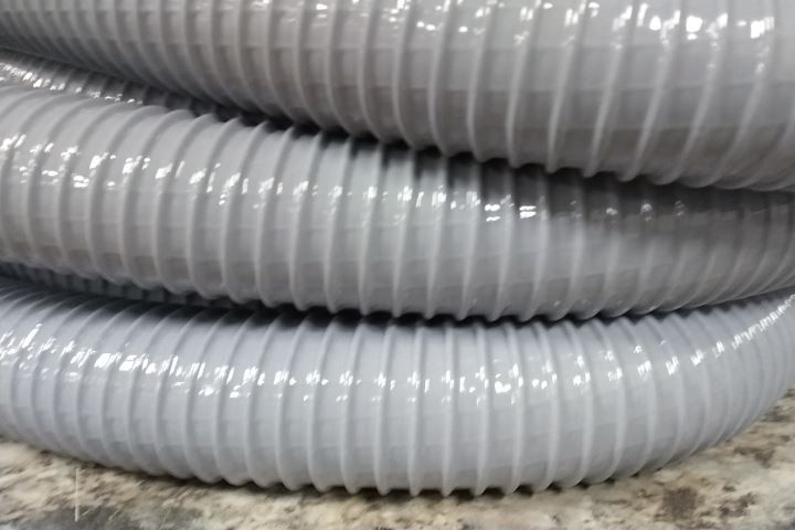 Hi-Tech Duravent 0354-0200-0001 2 In Inside Dia 50 Ft Industrial Ducting Hose