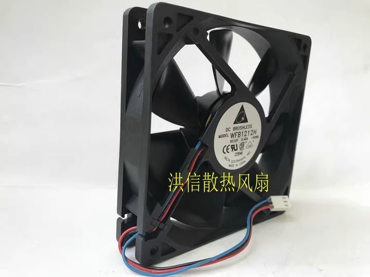 1PCS Delta WFB1212H 12V 0.45A 120*25MM 3-Pin Cooling Fan