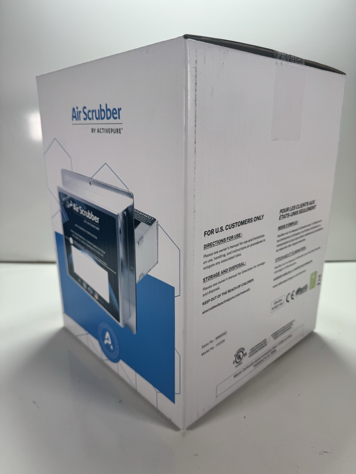 ActivePure Air Scrubber 9960052 Ozone-Free Whole House Purifier