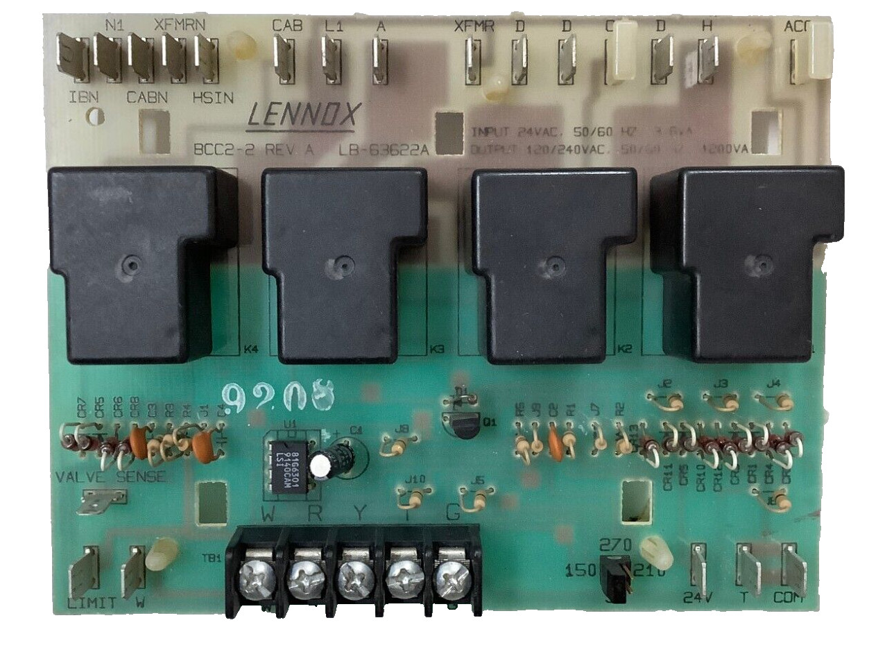 Lennox BCC2-2 LB-63622A 58H5501 Circuit Control Board BCC1 BCC3 48K98 35K77