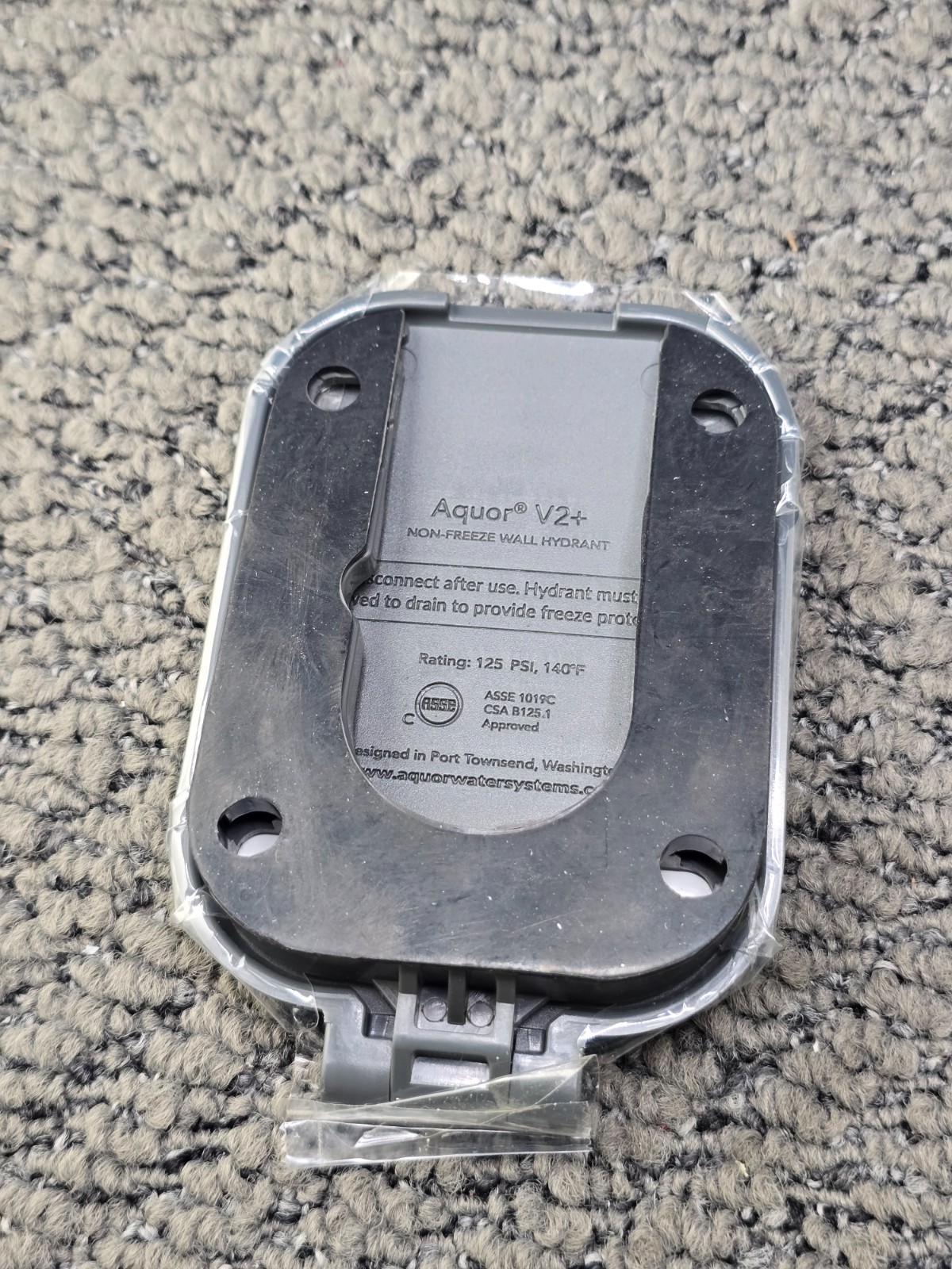 Aquor MC-V2P Marine-Grade Brushed Stainless Steel Debris Cover For V2+ Hydrants