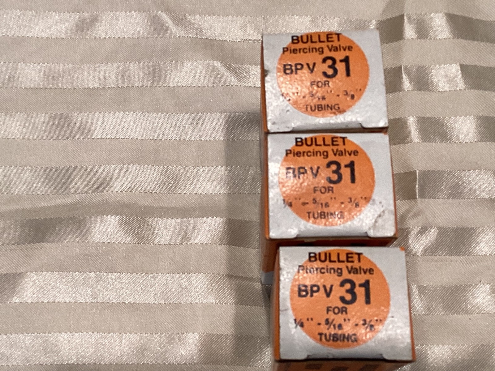 Lot of 3 Supco BPV31 Bullet Piercing Valve for 1/4”-3/8” Tubing-New Old Stock