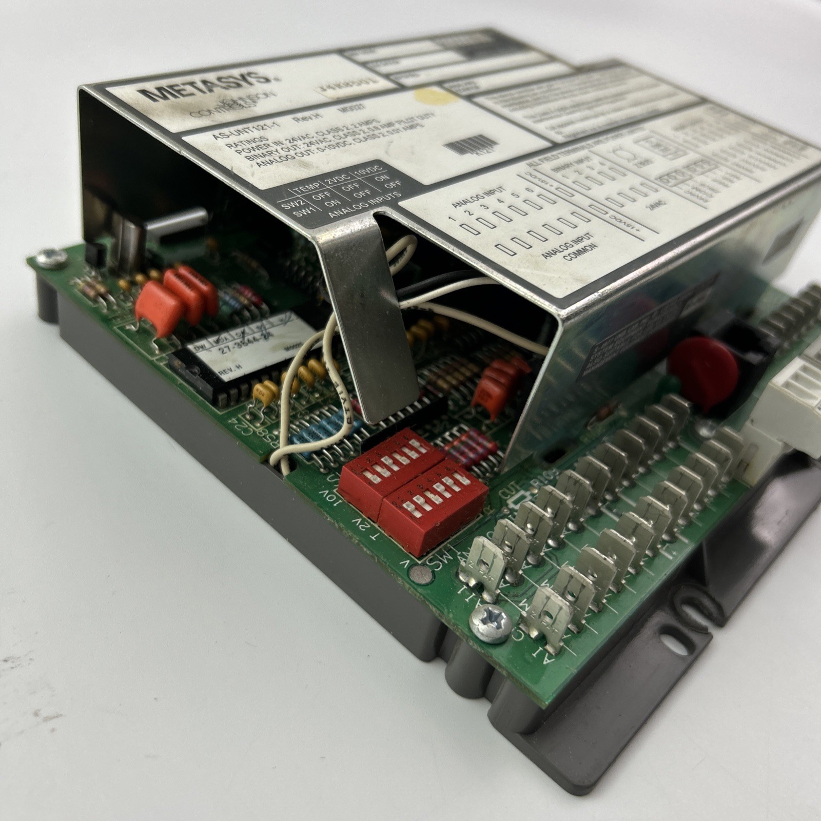 Metasys Johnson Controls AS-UNT121-1 Rev. H Controller, Used, 34K8501