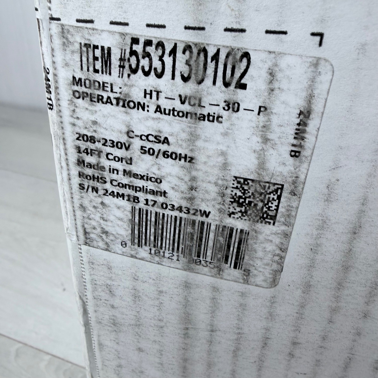 Little Giant HT-VCL-30-P Condensate Pump 208-230V 553130102 High Temp Plenum