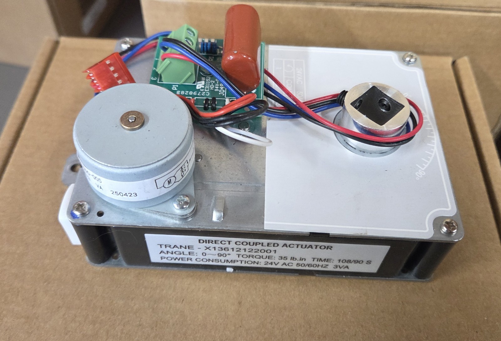 Trane X13612122001 Actuator Rotary 24 Volt 50/60HZ