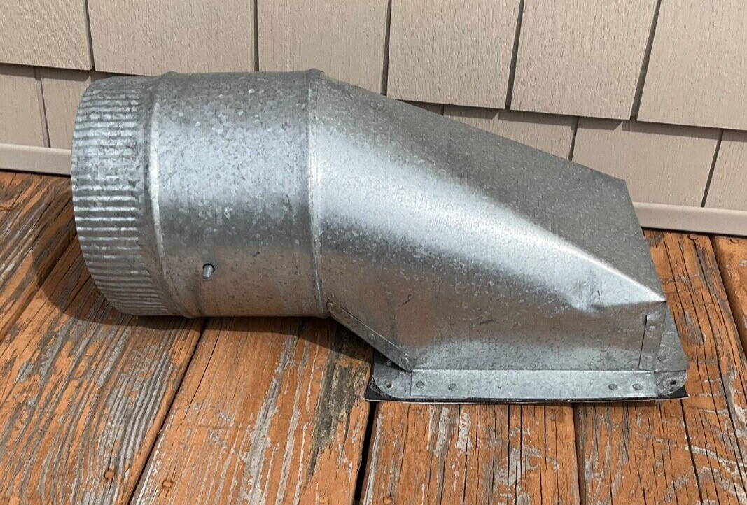HVAC Duct 7” round stick on top take off with damper