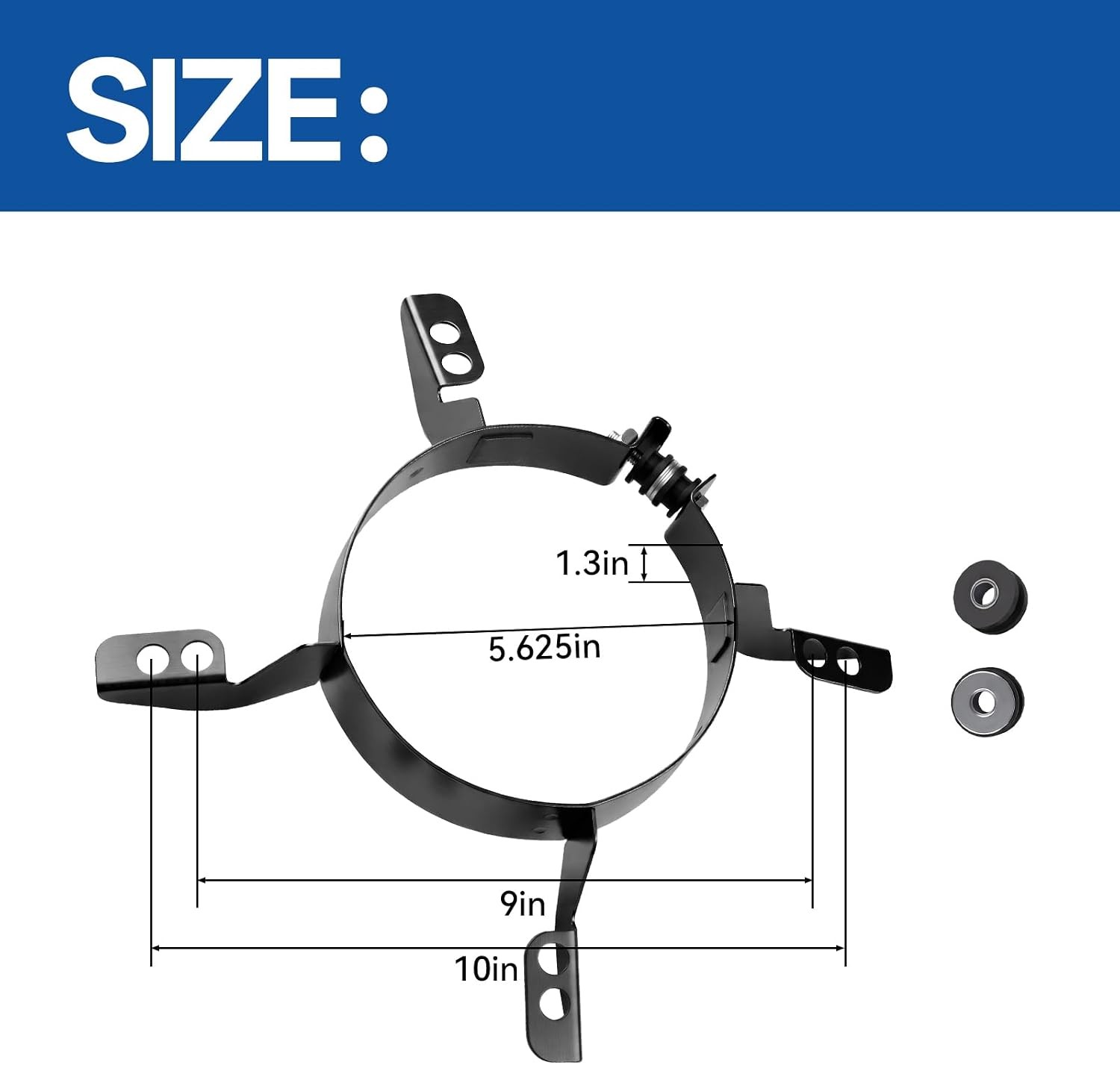 Motor Torsion Mounting Bracket 4 Arm Fits Carrier Blower Furnace,5-5/8″ Diameter