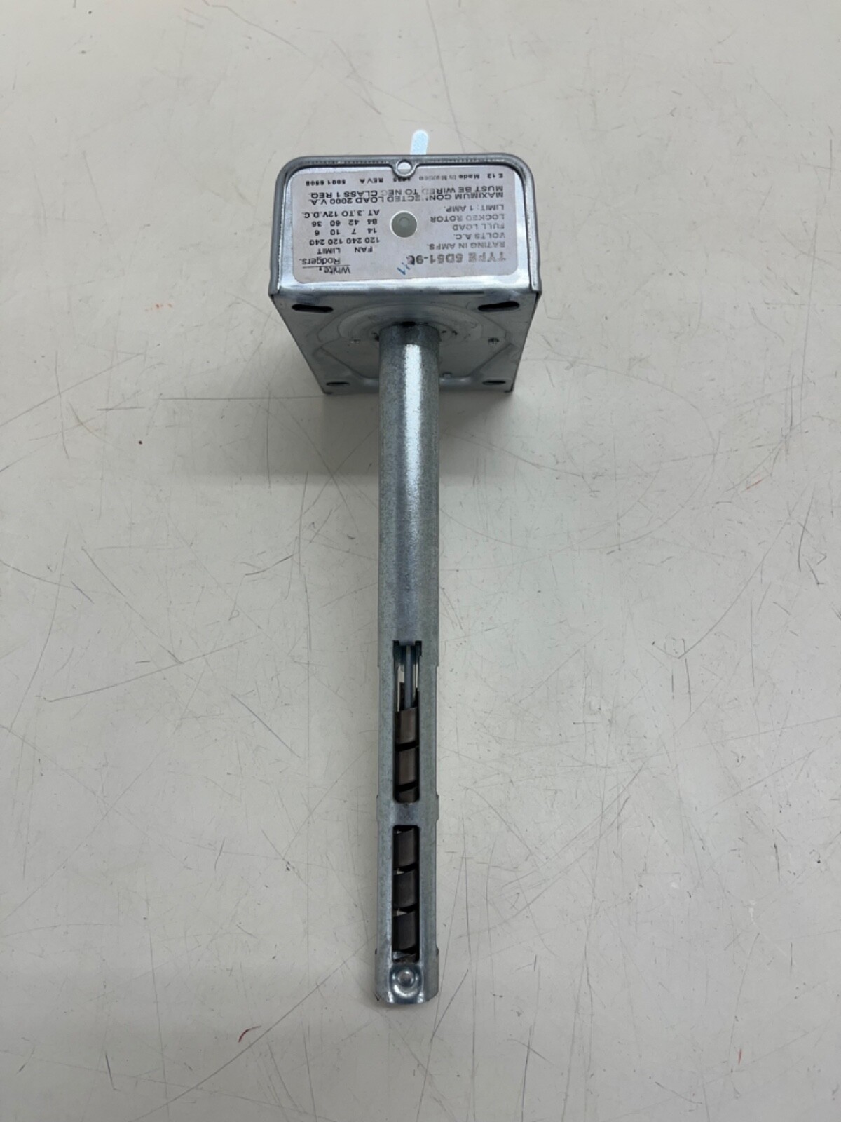 Fan and Limit Control: Fan – Close on Rise/Limit – Open on Rise, SPDT, 100°F_265