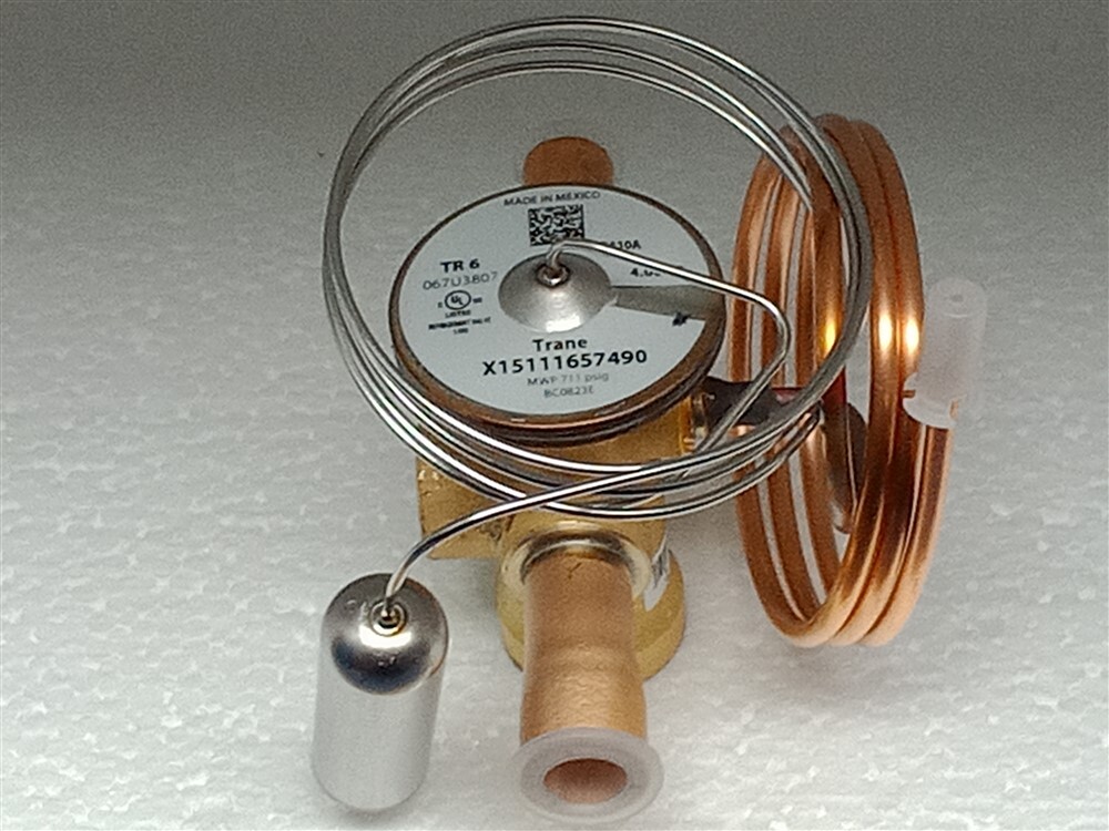 Danfoss 067U3807 Thermo. Expansion Valve TR 6 4.00 TR R410A Trane X15111657490