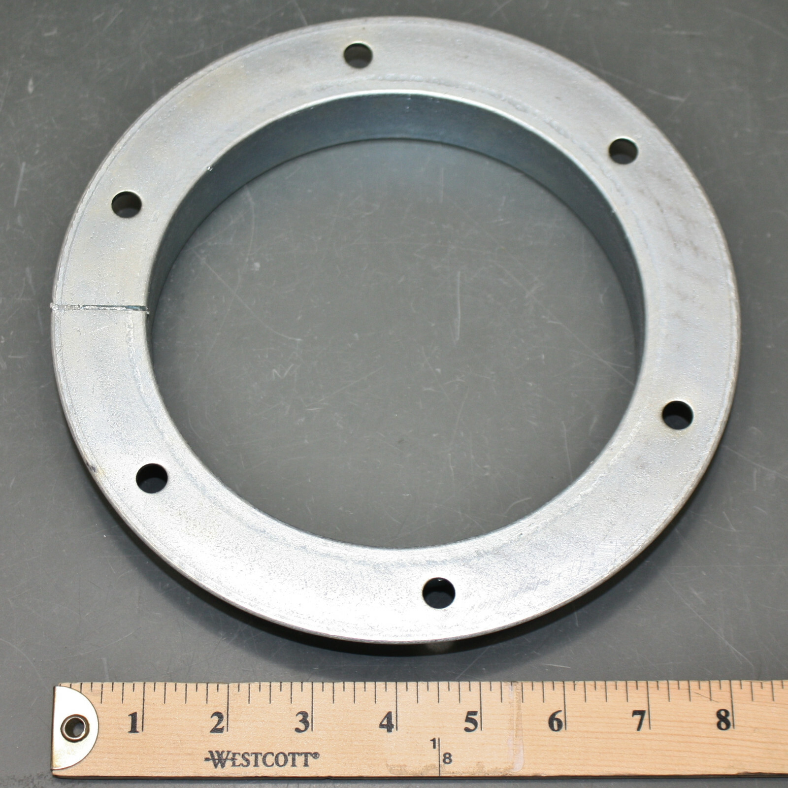 (10) Nordfab 6″ Duct Angle Flange 8010000143, Galvanized Steel Mount, 22 Ga, QF