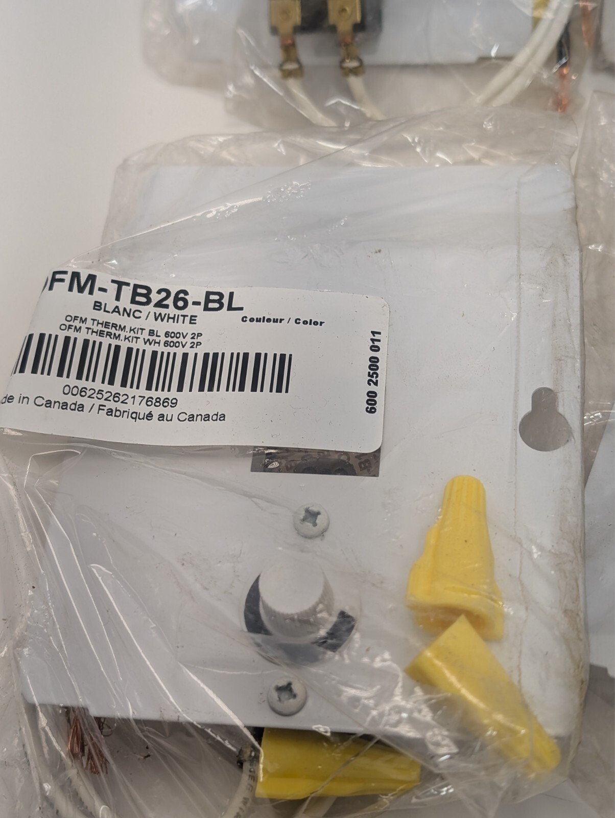 OUELLET OFM-TB26-BL Kits LOT of 8X Thermostats OFM 240V 25A MAX 600V 10A MAX 2P