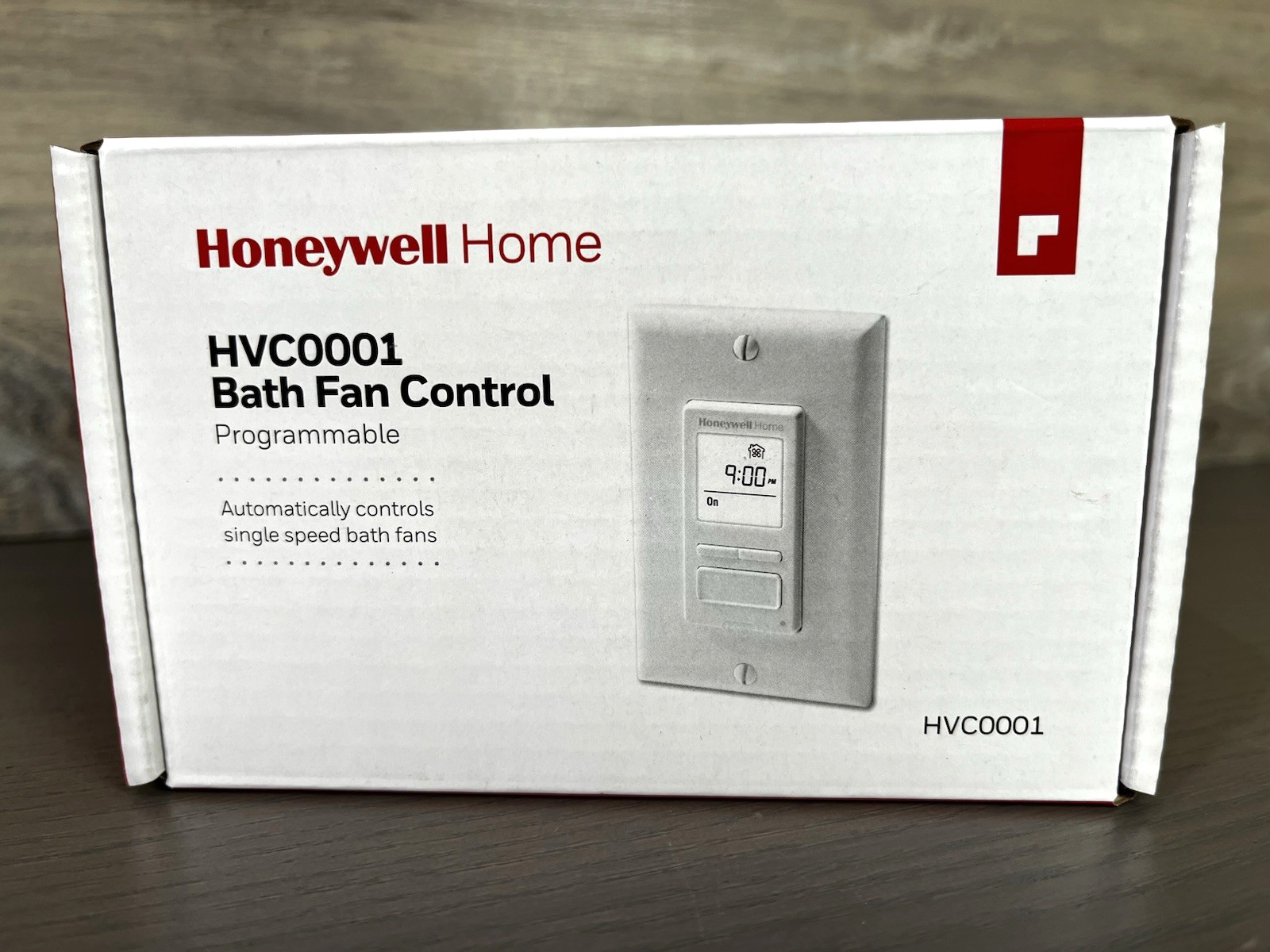 Honeywell HVC0001 Digital Tradeline Bath Fan Control 120 VAC 60 Hz 122 deg F New