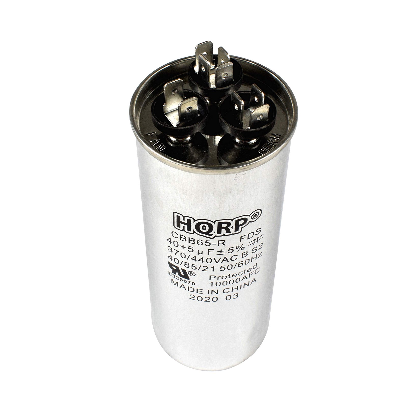 HQRP 40uf+5uF 370-440V Dual Run Capacitor AC Electric Motor Start HVAC…