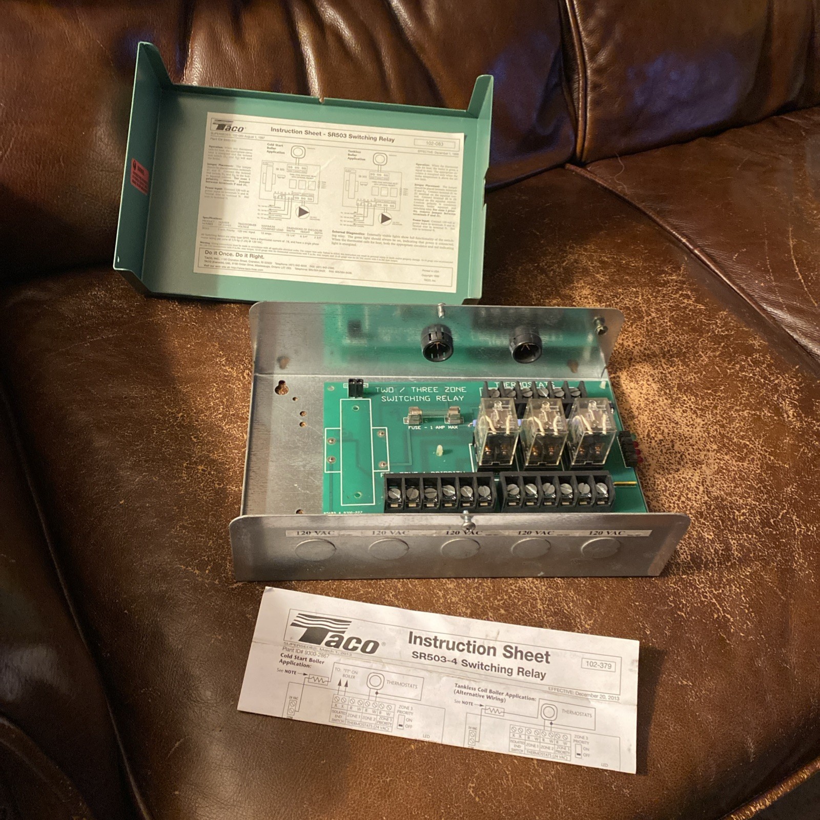 Taco SR503 3-Zone Switching Relay 9300-831 Open Box No Packaging New