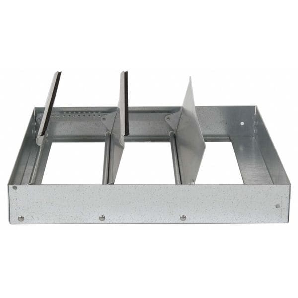 Dayton 3Hhl6 Backdraft Damper, Vert/Horiz Mtg, 19 3/4Sq