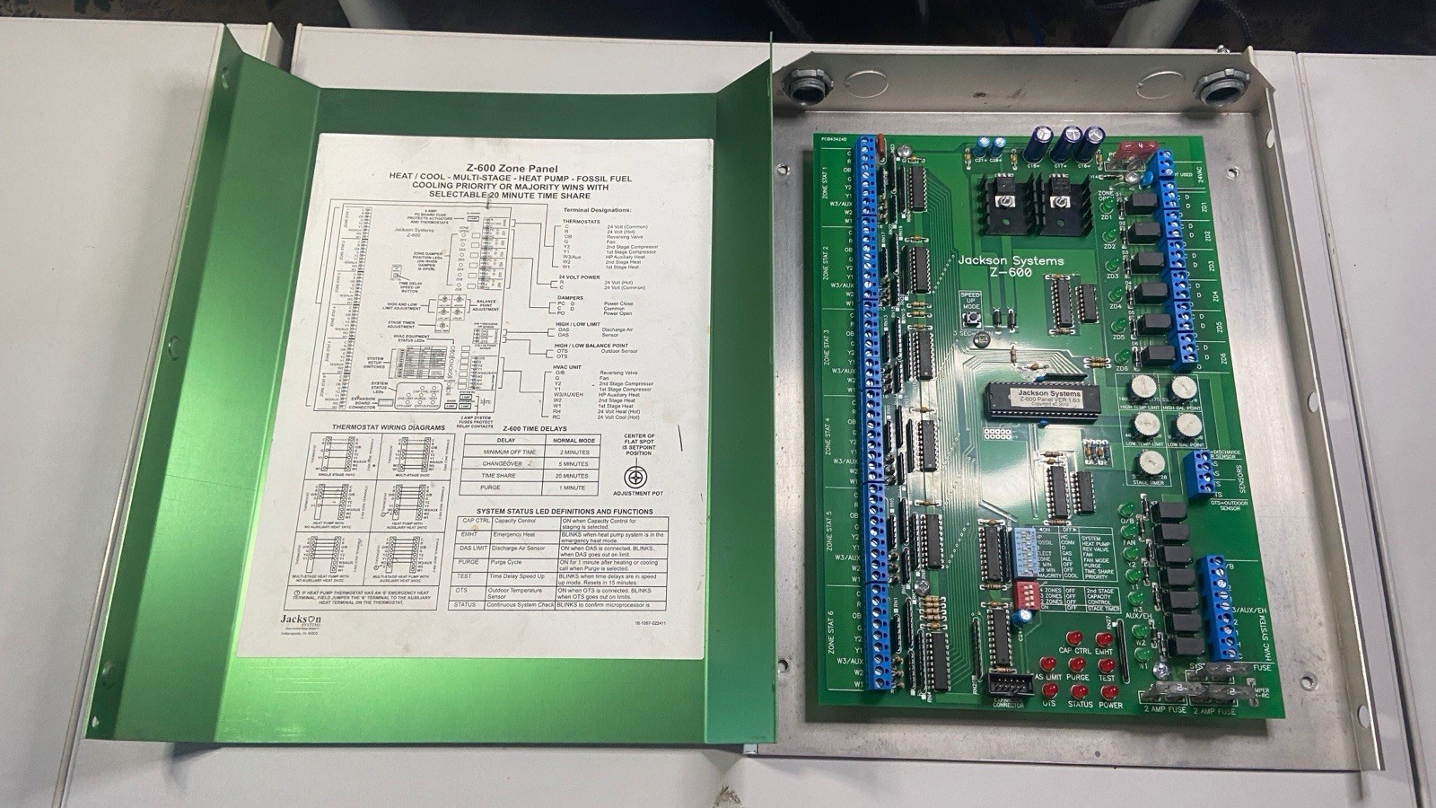 Green Zone Hvac Z600 6 Zone Board