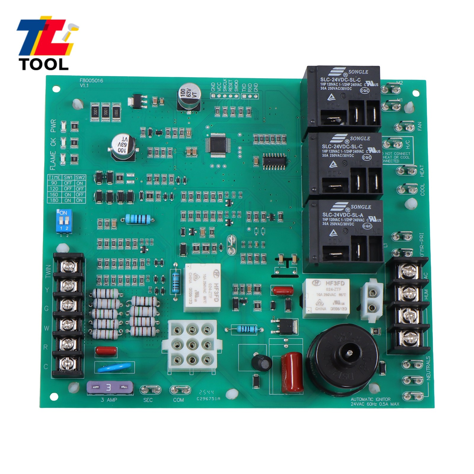 62-24140-02 62-24140 ICM292 Ignition Control Circuit Board Furnace Control Board
