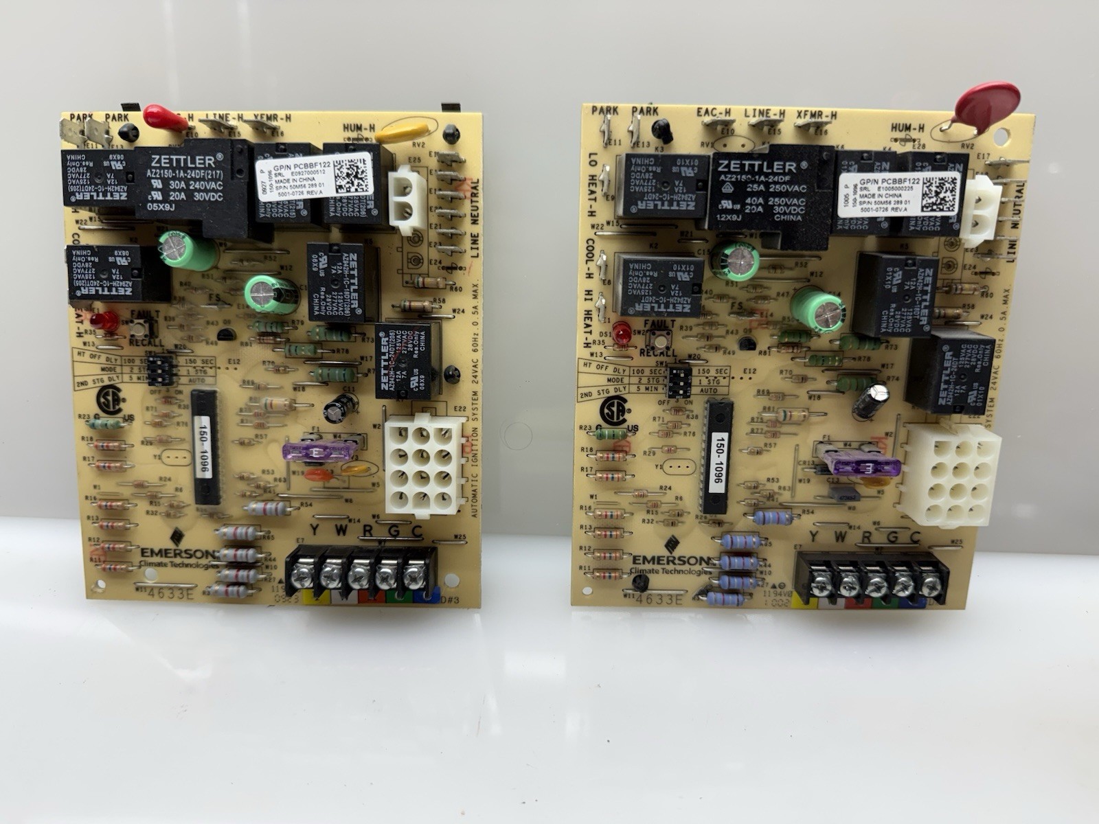 Emerson PCBBF122 Gas Furnace Control Circuit Board 50M56-289-01