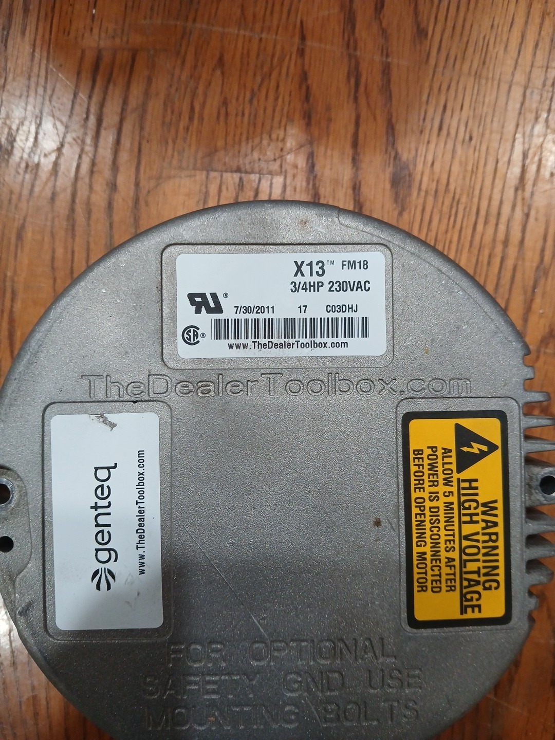 GE X13 ECM Motor Module FM18 230VAC 3/4HP CCW LE 17 C03DHJ Gentech Tested 24