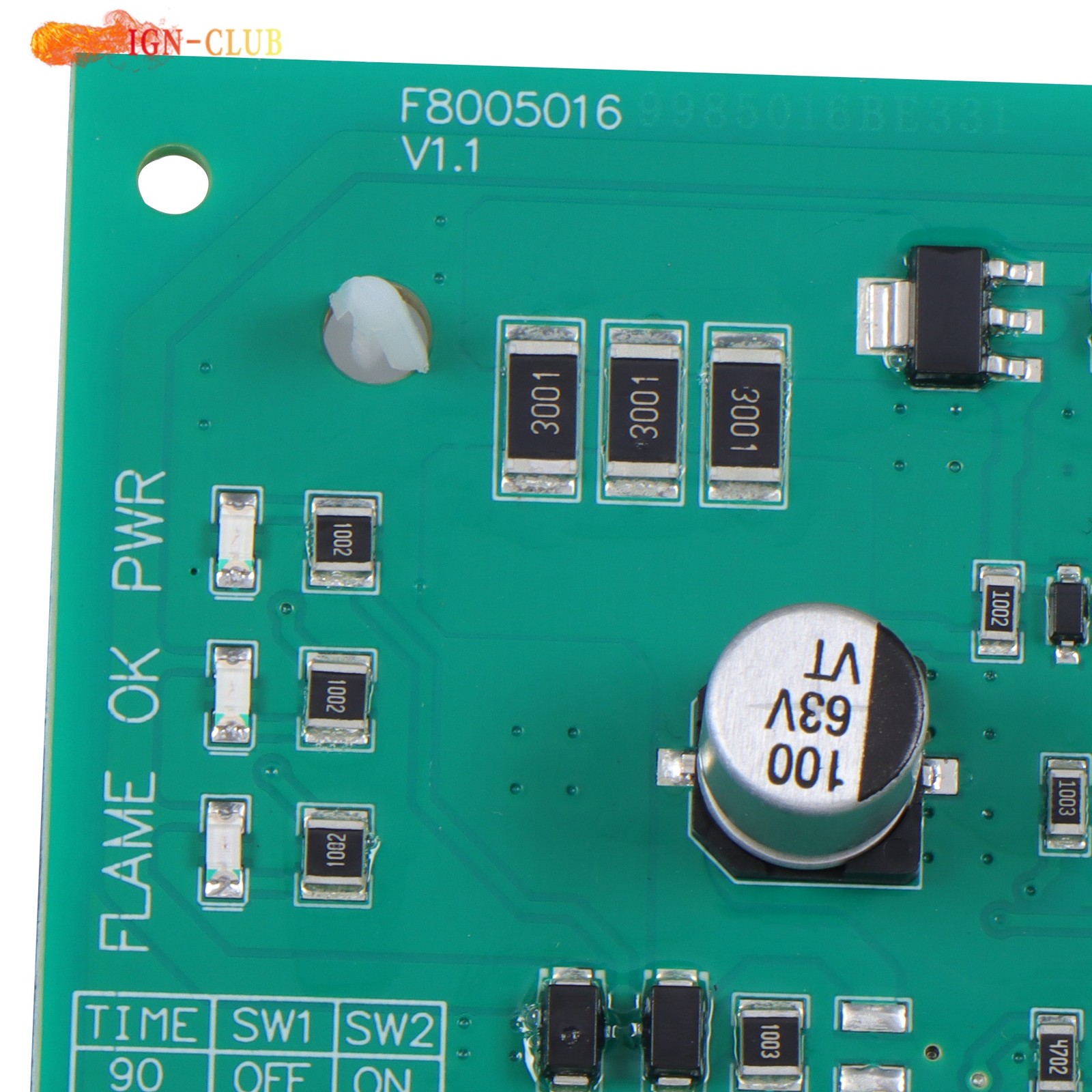 Furnace Control Board ICM292 62-24140-02 62-24140 Ignition Control Circuit Board