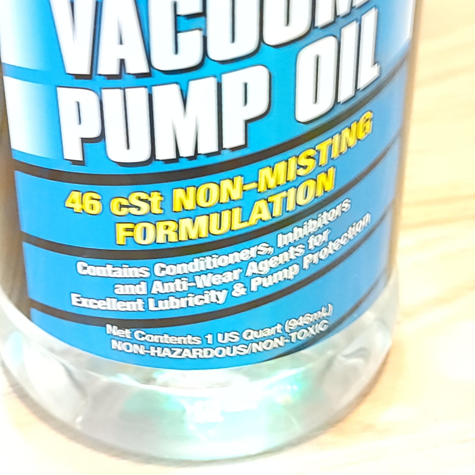 TSI Supercool Premium Synthetic+ Vacuum Pump Oil 46 cSt 1 Qt Non-Misting HVAC