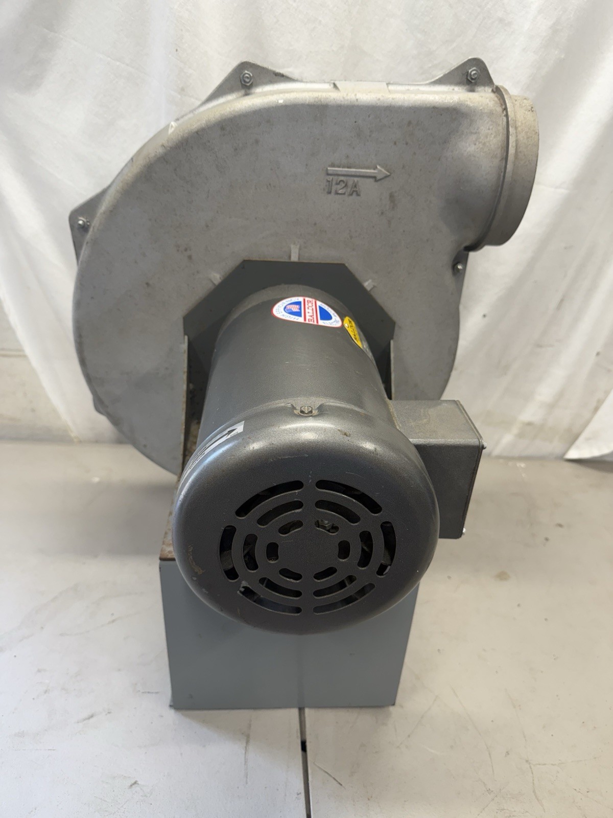 CINCINNATI FAN 3 HP CENTRIFUGAL BLOWER 3PH 208-230/460 VAC 3450 RPM PB-12A