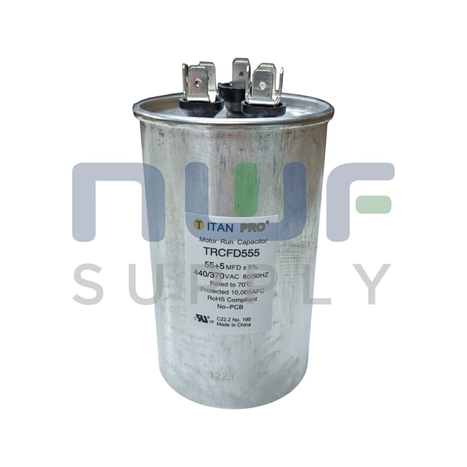 titan pro 440/370 run capacitor 55+5 Mfd Trcfd 555