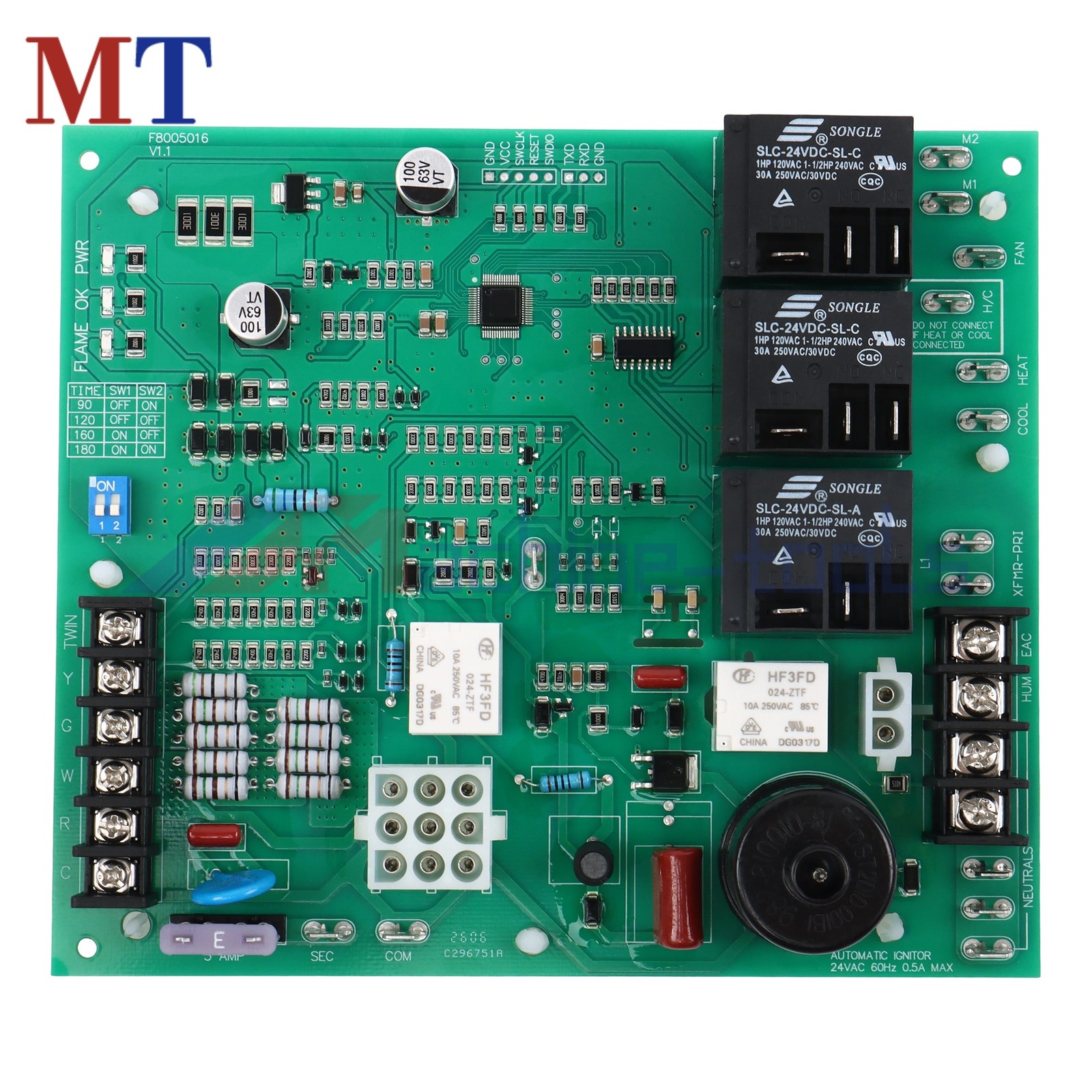 Gas Furnace Circuit Board 62-24140-02 Furnace Control Board 1028-928 62-24140-04