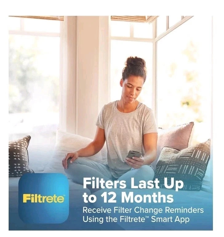 Filtrete 16x25x4 Refillable Air Filter replacement, MPR 1550, MERV