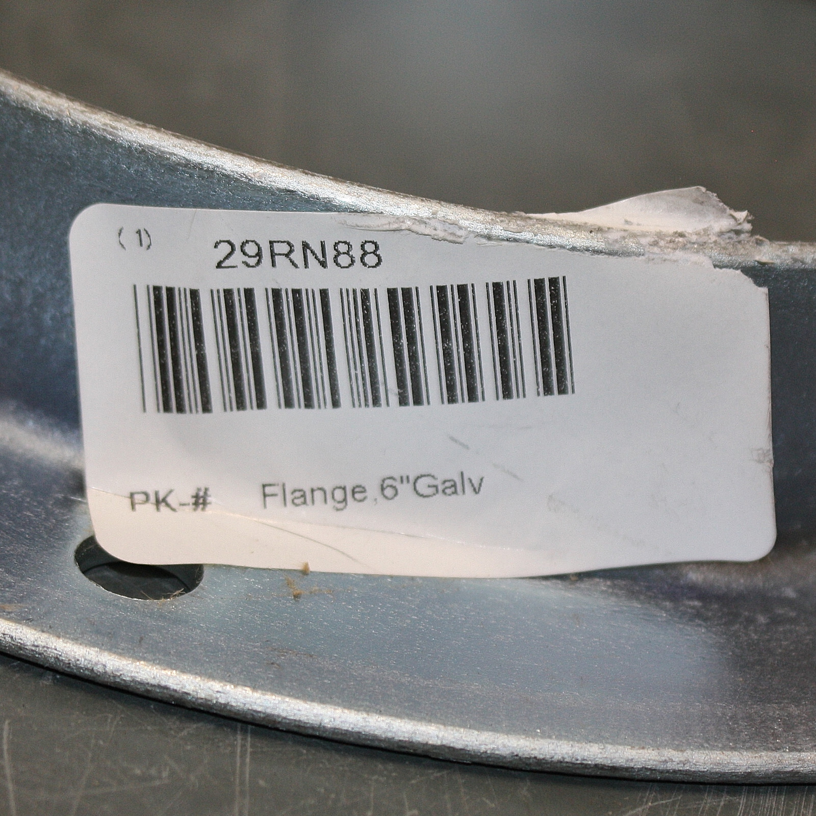 (14) Nordfab 6″ Duct Angle Flange 8010000143, Galvanized Steel Mount, 22 Ga, QF