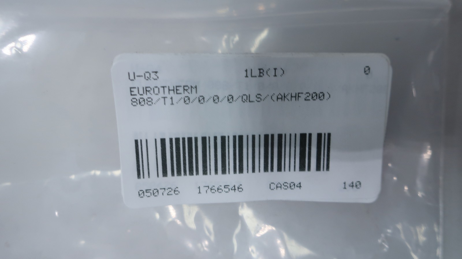 Eurotherm 808/T1/0/0/0/0/QLS/(AKHF200) Temperature Controller 264v-ac 32-800f