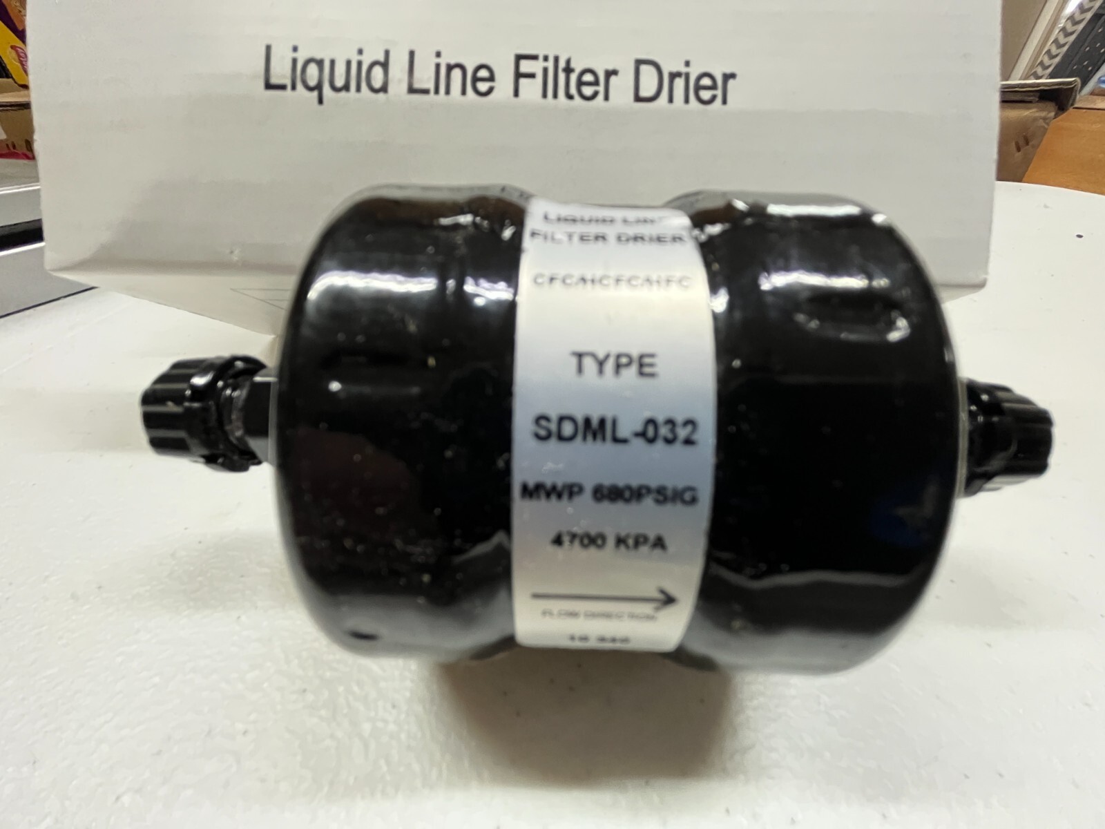 SDML 032 1/4-in SAE Liquid Line Refrigerant Filter Drier, 3 Cubic Inch