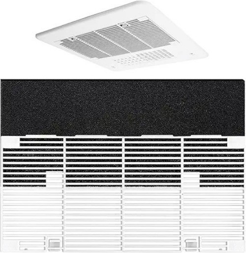 RV A/C Vent Cover for AC Cover Replacement, RV Air C Size: 1 Grille + 1 Filter