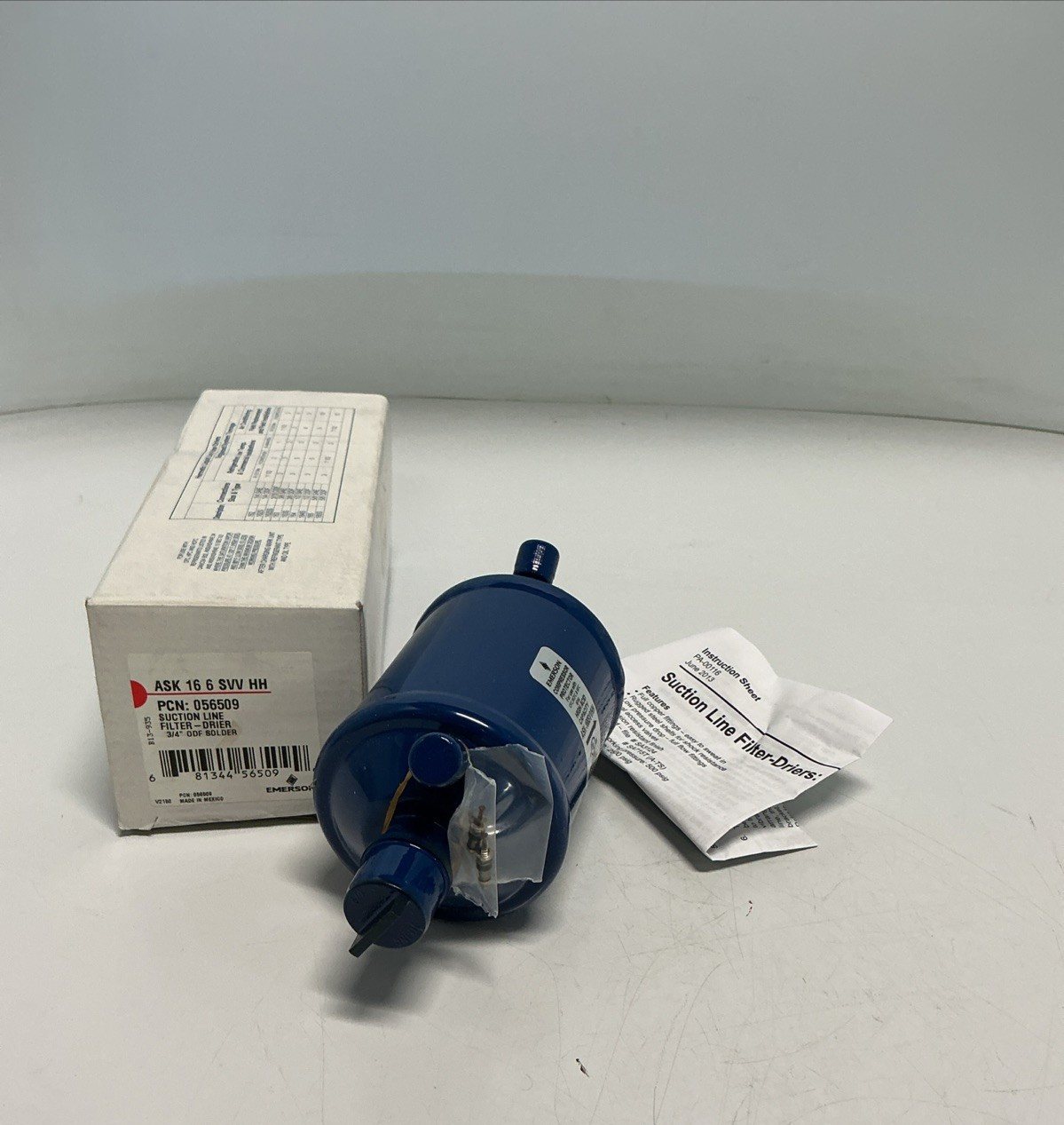 NEW, EMERSON, ASK 16 6 SVV HH, 3/4″ SUCTION LINE FILTER DRIER, 3/4” ODF. (22J-3)