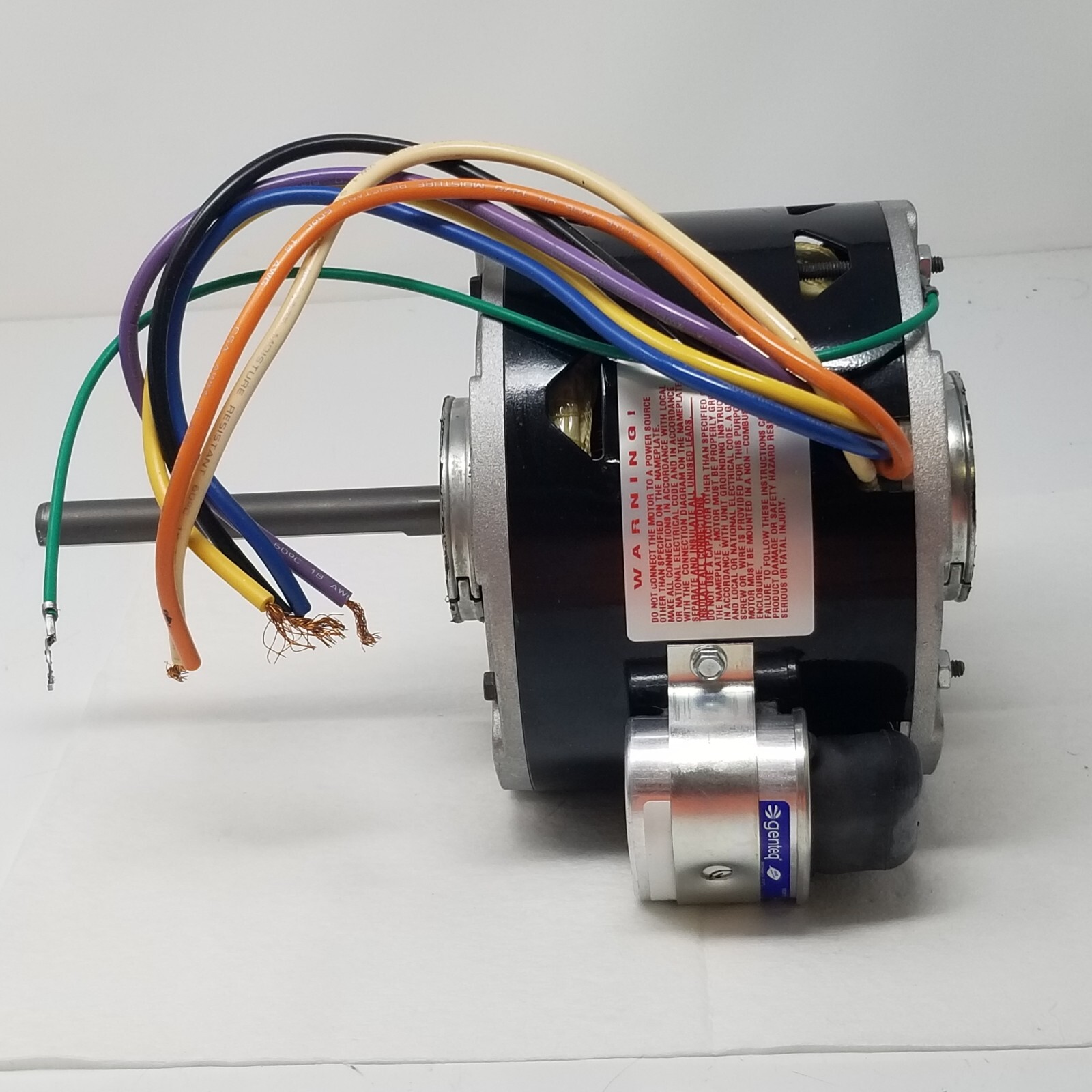 Direct Drive Blower 1/8 HP 1,550 RPM Motor 1 Speed Open Air-Over Ring Mount 9704