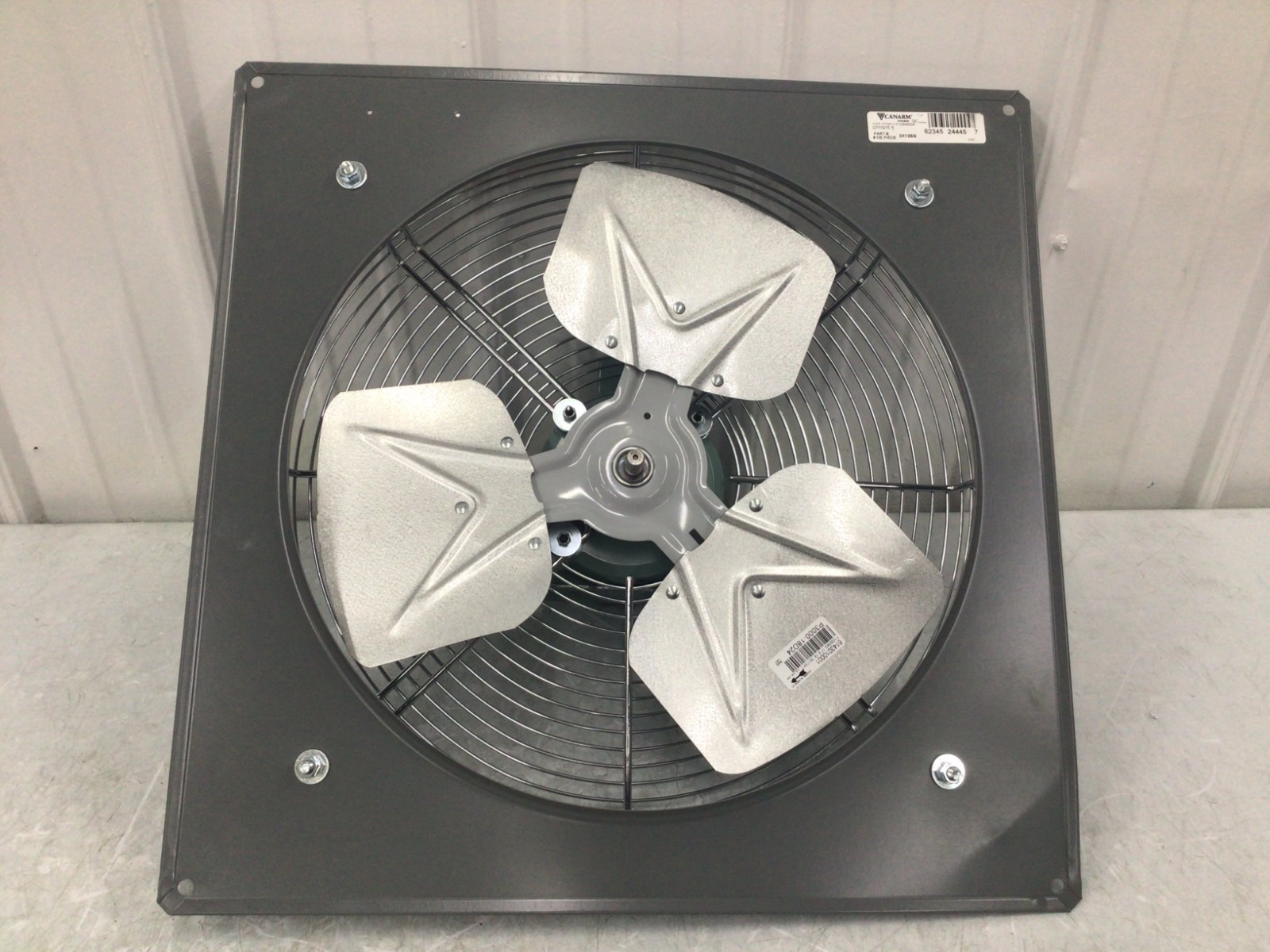 Canarm – P18-1V Exhaust Fan: Direct Drive, 18 in Blade, 1/3 hp, 3,150 cfm, 115V