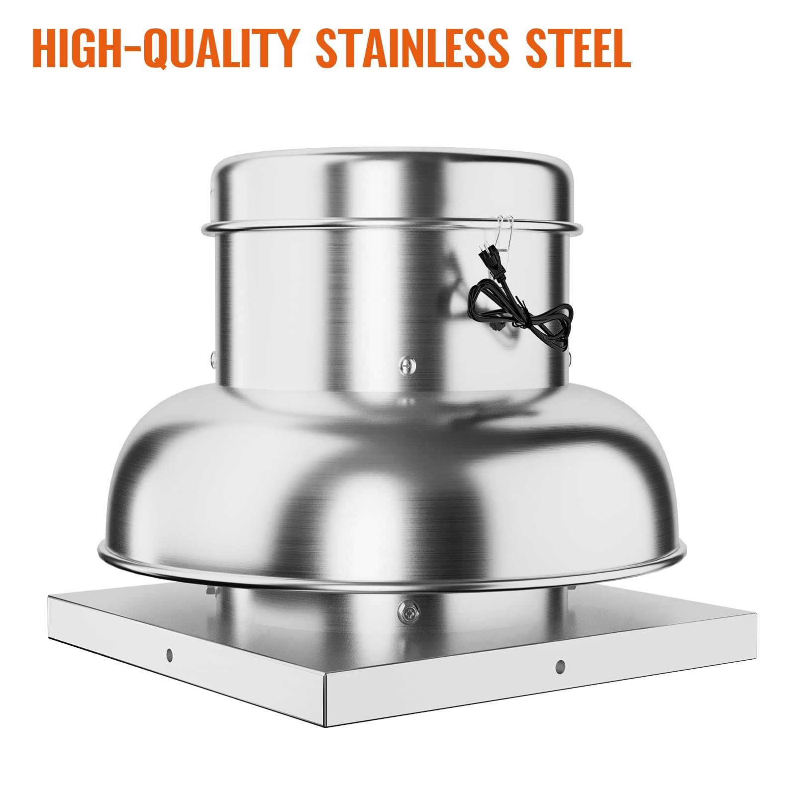 2400CFM Roof Fan Up-blast Restaurant High Speed Direct Drive Centrifugal Upblast