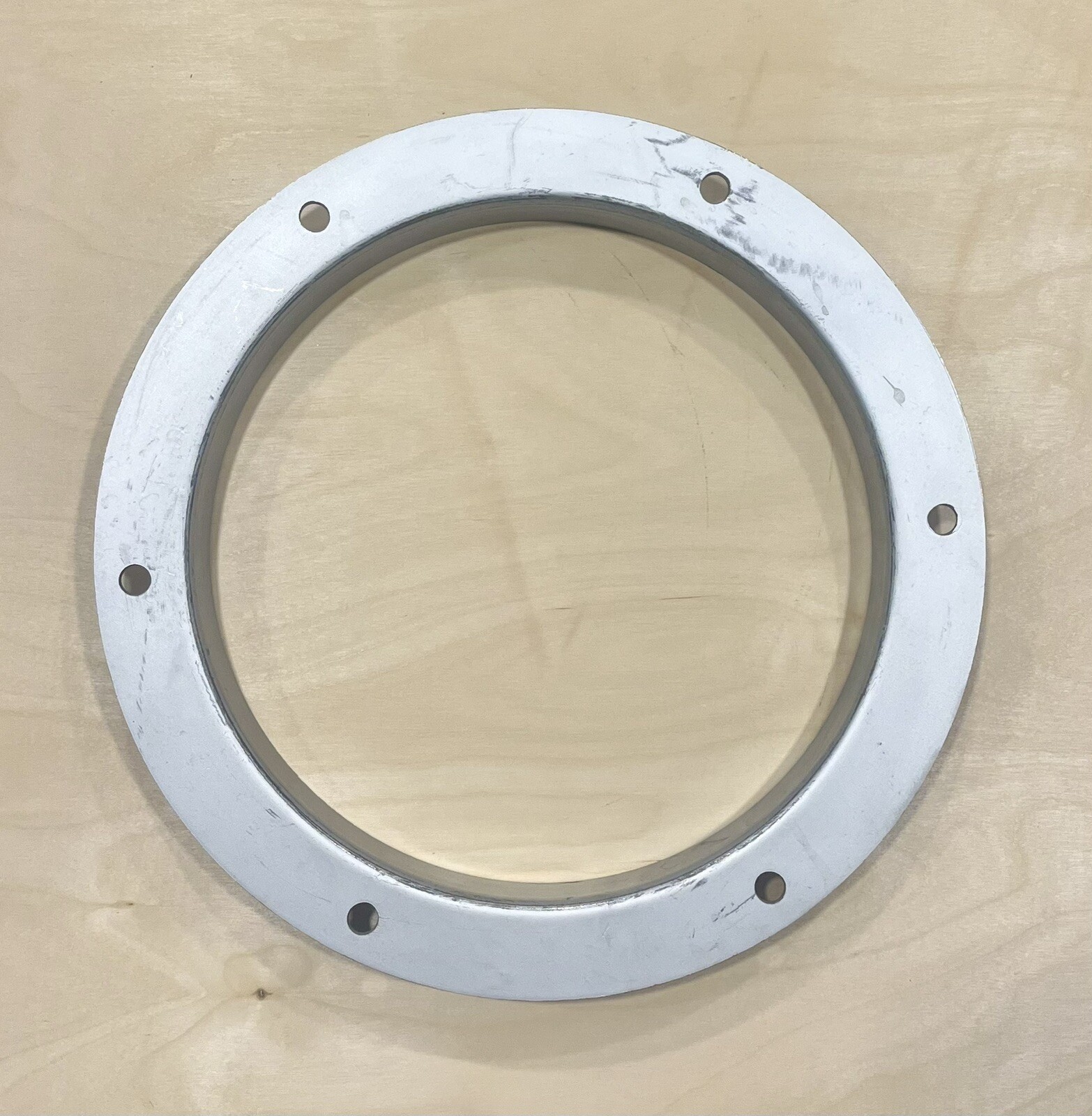 10” Diameter Angle Iron Duct Mounting Flange – 10 in. – Galvanized Steel – Round