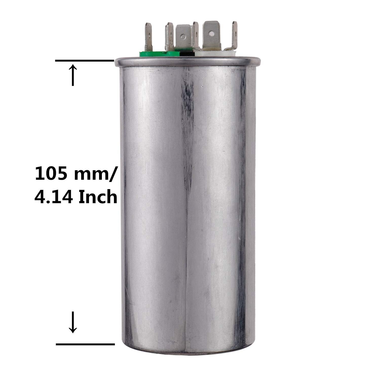 35+5uF Dual Run Capacitor 370V/440V CBB65 for AC Motor, Fan Start, Condenser