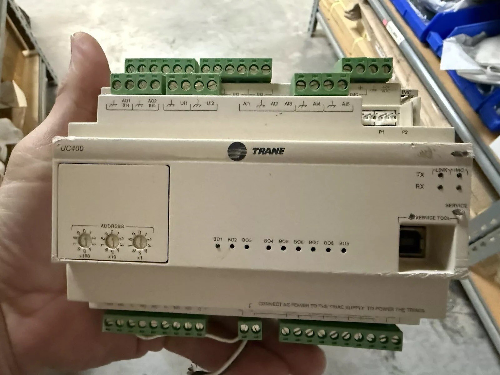 TRANE UC400 PROGRAMMABLE CONTROLLER