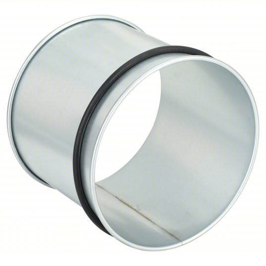 Nordfab 8040207308 Round QF Adjustable Nipple, 12 In Duct Dia, Galvanized Steel,