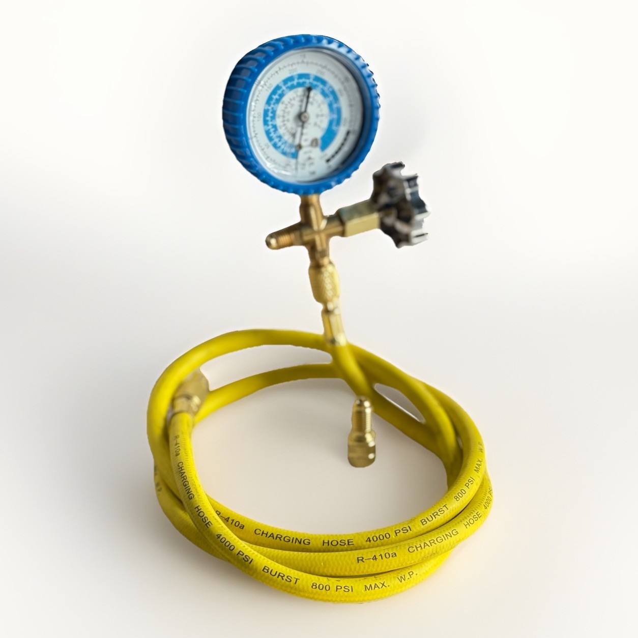 Combo R410a R22 Single Manifold Gauge Kit Testing Charging Air Condition & Hose