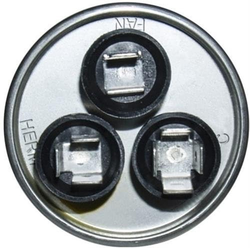 Genteq C3355R Capacitor Dual Run round 35/5 UF MFD 370V VAC 97F9834 (Replace Old