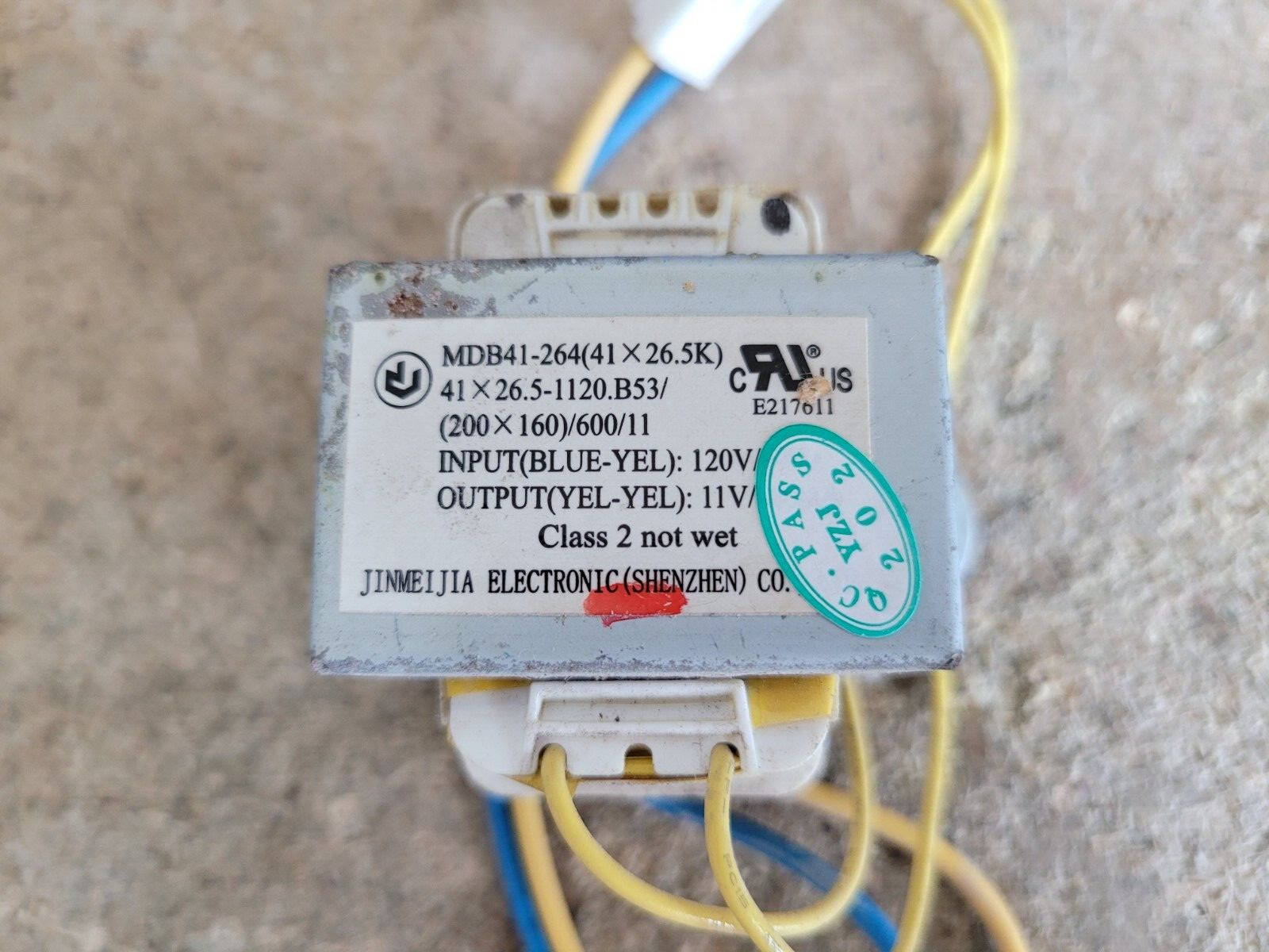 HVAC AIR CONDITIONER TRANSFORMER MDB41-264(41X26.5K)