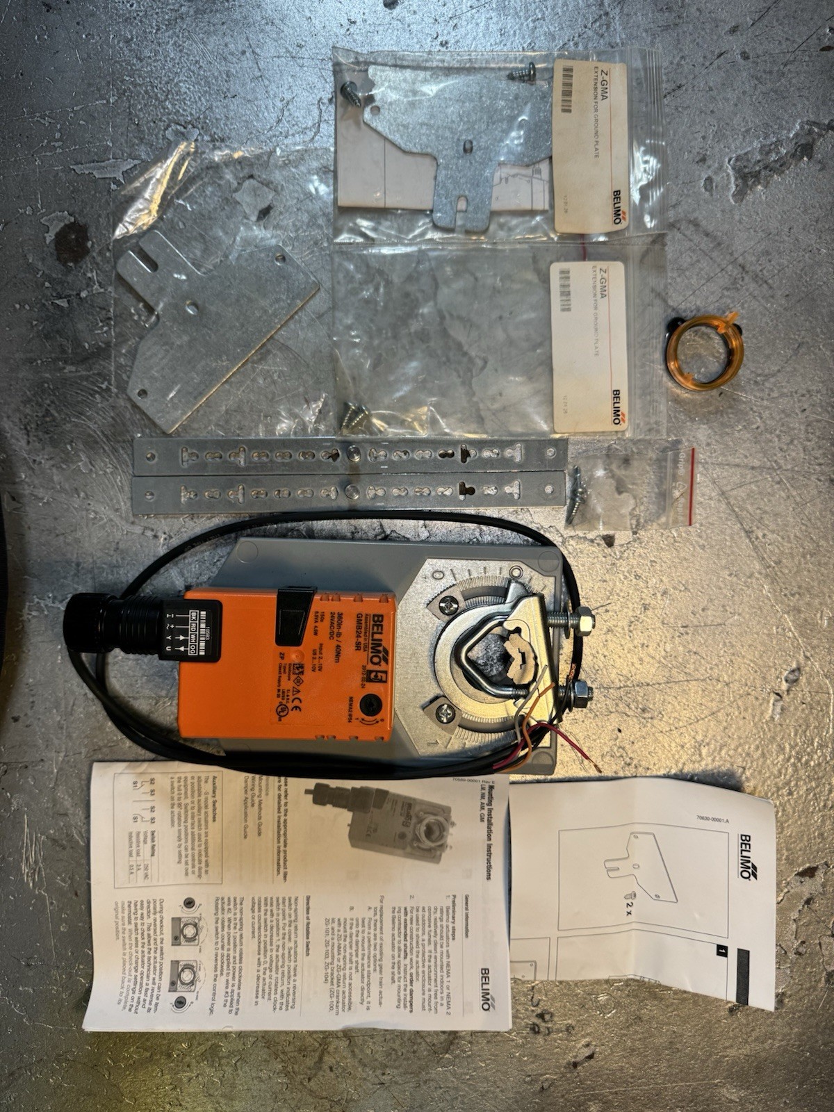 Belimo GMB24-SR HVAC Damper Actuator 24 VAC/DC 360 in-lb 40Nm
