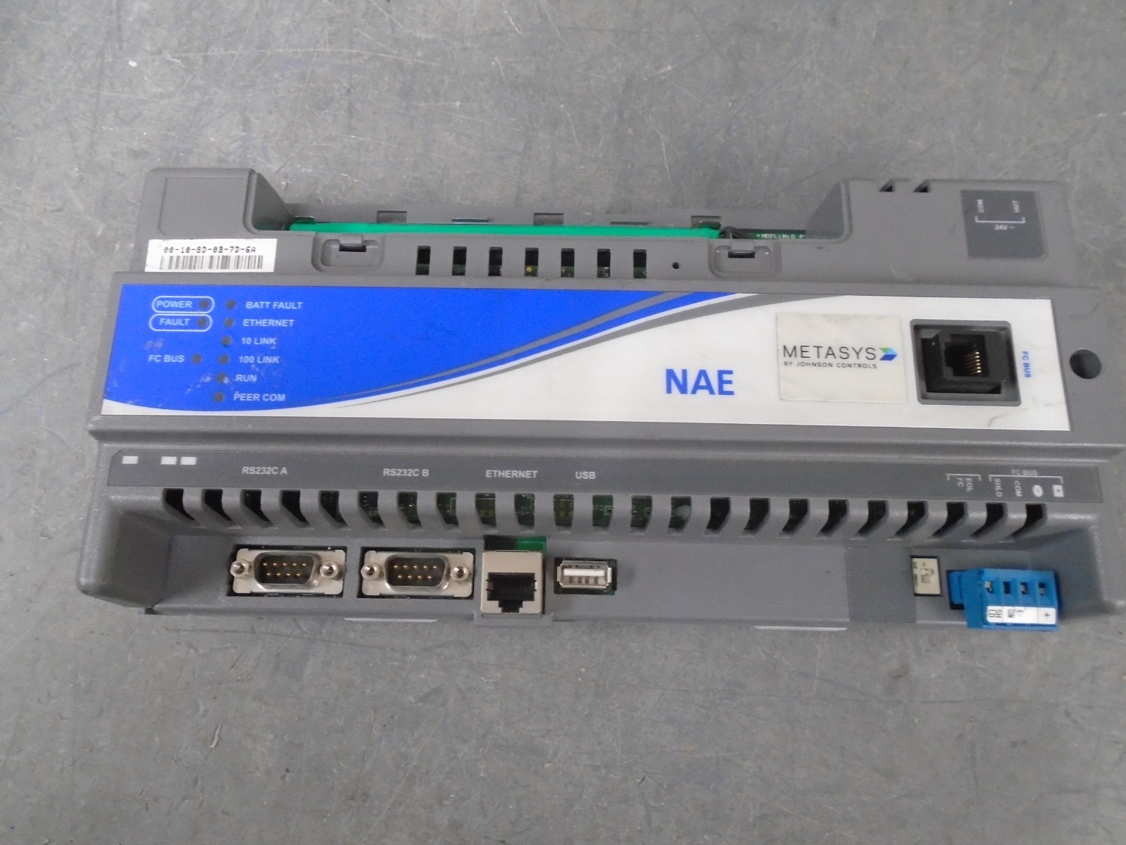 Johnson Controls Metasys MS-NAE4510-2 Controller missing battery cover